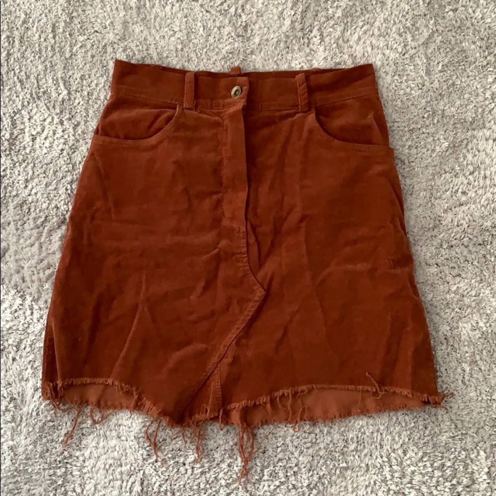 Corduroy skirt